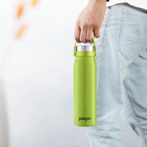 Pexpo Pluto Hot & Cold Water Bottle 750 ML Green