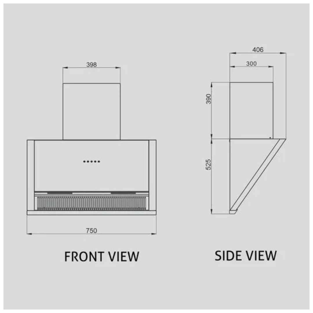 Glen 6072 SX BL MS AC 90cm Auto Clean