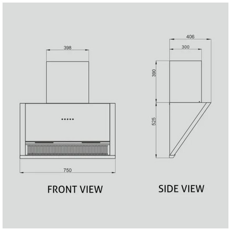 Glen 6072 SX BL MS AC 90cm Auto Clean