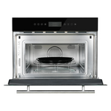 Faber FPM 621 BK 38 liters 60cm Built-In Microwave Oven Grill with Convection Fully Electric Control Black Glass Finish
