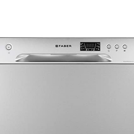 Faber FFSD 6PR 8S Ace Inox 6 Washing Program 8 Place Capacity  Inox Finish Built-in Dishwasher 
