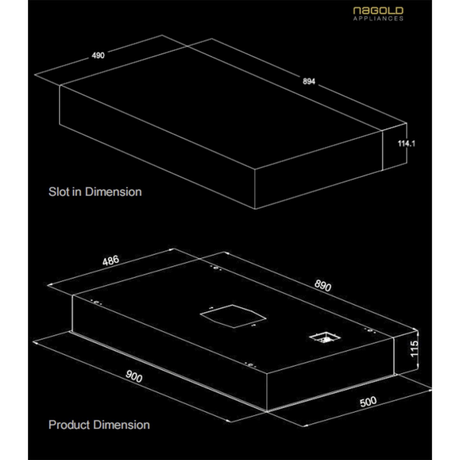 Hafele CELENA 90CM Black Full Tempered Glass Design Remote Control Ceiling Hood High Suction 534.80.998