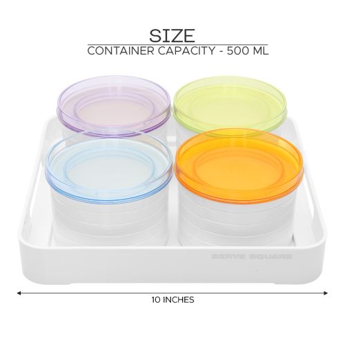 Jaypee plus SERVE SQUARE Capacity 2000 ml White