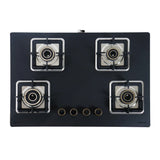 Shine Gold Four Burner Gas Stove/Hob Top Auto Ignition