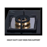 Elica 4 Full Brass Burner IND FLEXI FB 470 DX DFS Direct Flame Technology