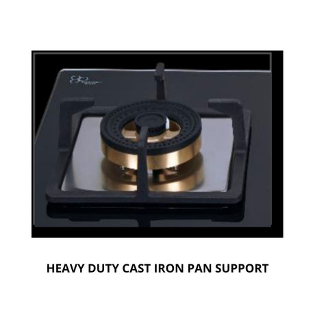 Elica 4 Full Brass Burner IND FLEXI FB 470 DX DFS Direct Flame Technology