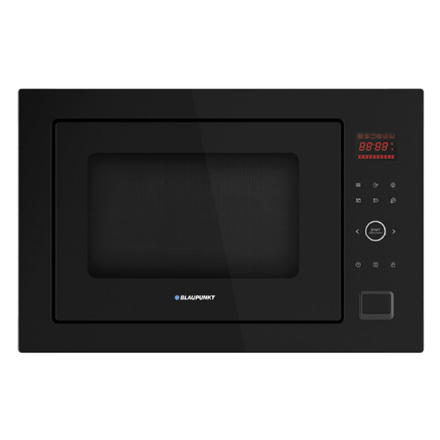 Blaupunkt by Hettich 60cm Built-in Compact Microwave Oven 5MG17190IN, 34 Ltr Mwo, with Grill and Convection Function, Black Finish Touch control