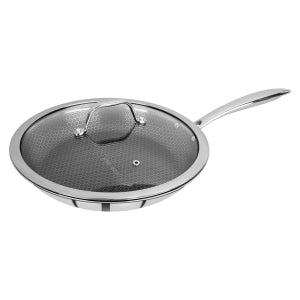 Bergner SS Hi-Tech Prism Frypan With Lid 28 cm (BG-31169-MM)