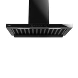 90cm Auto Clean Filterless Chimney with Heat Sensor, 1400 m³/hr Suction, Motion Touch Control – Black (CH 6052 HSR BL AC)