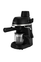 Prestige RCM800CE 4 Cups Brew Coffee Maker | 800W Espresso & Cappuccino Machine | Frothing Function | 0.24L Aluminium Boiler | Glass Carafe | Overheat Protection