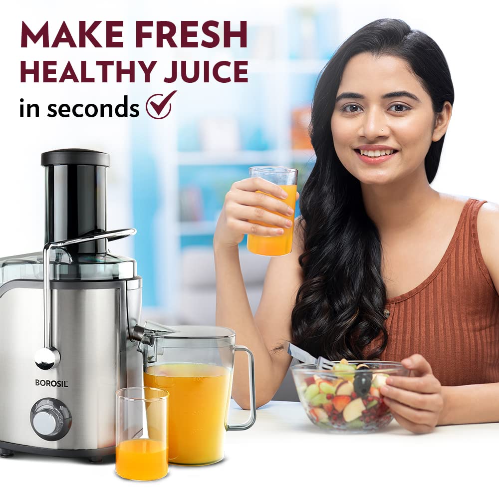 Borosil Primus Plus Juicer 800 W Centrifugal Juicer