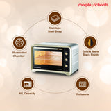 60RCSS Luxechef 60L OTG 2200W – Stainless Steel Oven Toaster Griller with Convection, Rotisserie & Temperature Control
