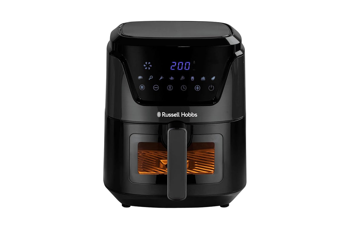 RAF5500 5.5L 1350W Digital Air Fryer | 8-in-1 Pre-Set Programs | Rapid Air Circulation for Even Cooking | Adjustable Temperature (40°C-200°C) | Removable Baking Tray