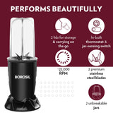 Borosil Nutrifresh PB31 Blender Grinder & Smoothie Maker