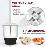 Borosil Home Star Mixer Grinder 500 W, 3 Jars