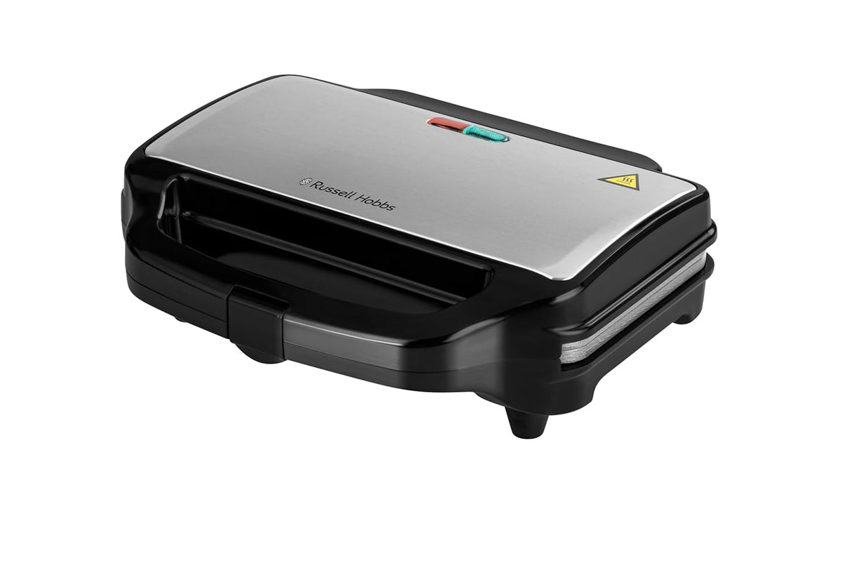 RST900GRXL 900W 2 Slice Grill Sandwich Maker | Electric Toaster Griller Large with Deep-Filled Plate | Non-Stick Coating | Cool-Touch Handle | Power Indicators