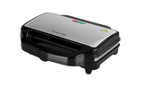 RST900GRXL 900W 2 Slice Grill Sandwich Maker | Electric Toaster Griller Large with Deep-Filled Plate | Non-Stick Coating | Cool-Touch Handle | Power Indicators