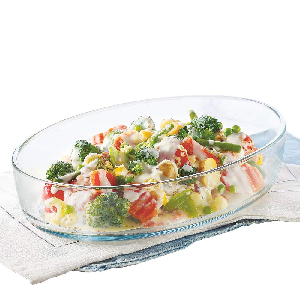 Oval Baking Dish Oven, Micro, Fridge Safe 3L