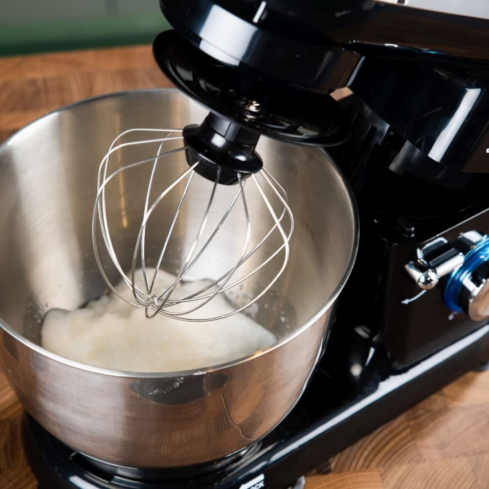 Westinghouse 4.5L Stand Mixer WKSMX1301BK | 800W Power | 6 Speeds + Turbo Function | Planetary Rotation | Stainless Steel Bowl | Includes Beater, Whisk & Dough Hook | Black