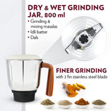 Borosil Home Star Mixer Grinder 500 W, 3 Jars