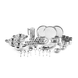 Jubilee Stainless Steel Dinner Set of 75 Pcs