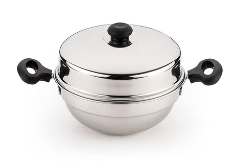 Pigeon Multi Kadai Set, 5-Pieces, Silver