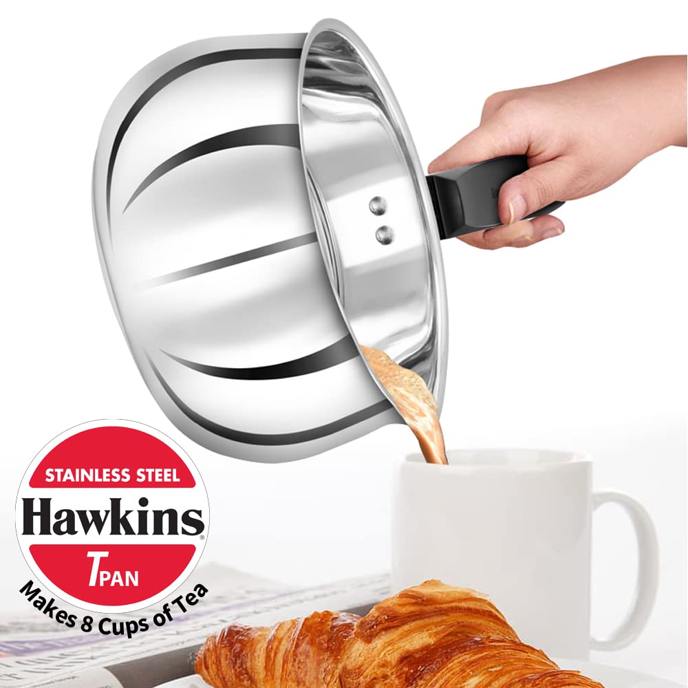 Hawkins Stainless Steel 2 L T-Pan with Lid Pot (SST20G)