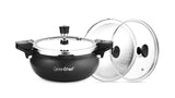 Greenchef 3 L Multipurpose Induction Bottom Pressure Cooker (Black)