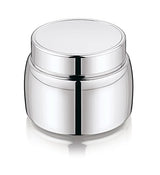 Mukti Premium Stainless Steel Saffron Plain Lid Food Storage Canister,Container,Dabba Set with Lids Ideal for Home & Kitchen (PLAIN) 550ml