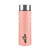 Stream 1000 Stainless Steel Water Bottle 1020 ml, Single Walled, ISI Certified I Leak Proof Lid, Rust Proof I For School, Office, Gym