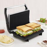 Borosil Prime Grill Sandwich Maker 700 W, opens 90°