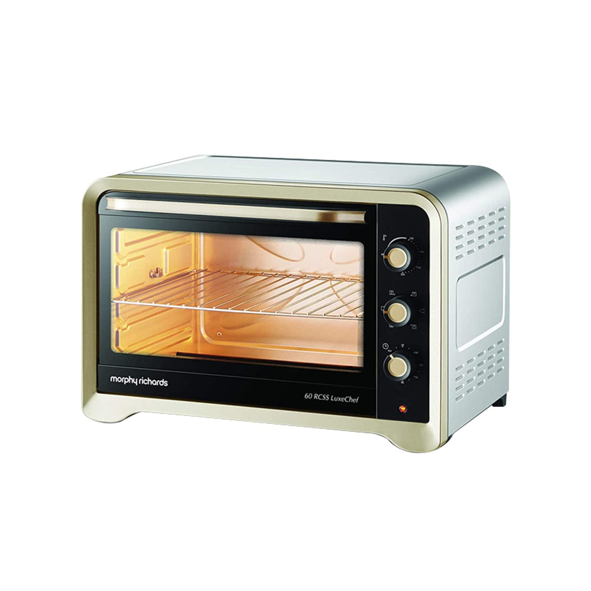 60RCSS Luxechef 60L OTG 2200W – Stainless Steel Oven Toaster Griller with Convection, Rotisserie & Temperature Control