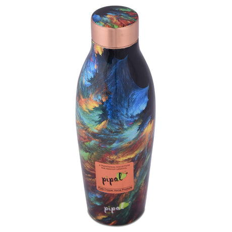 Pipal Copper Bottle Penguin Designer (850 Ml)