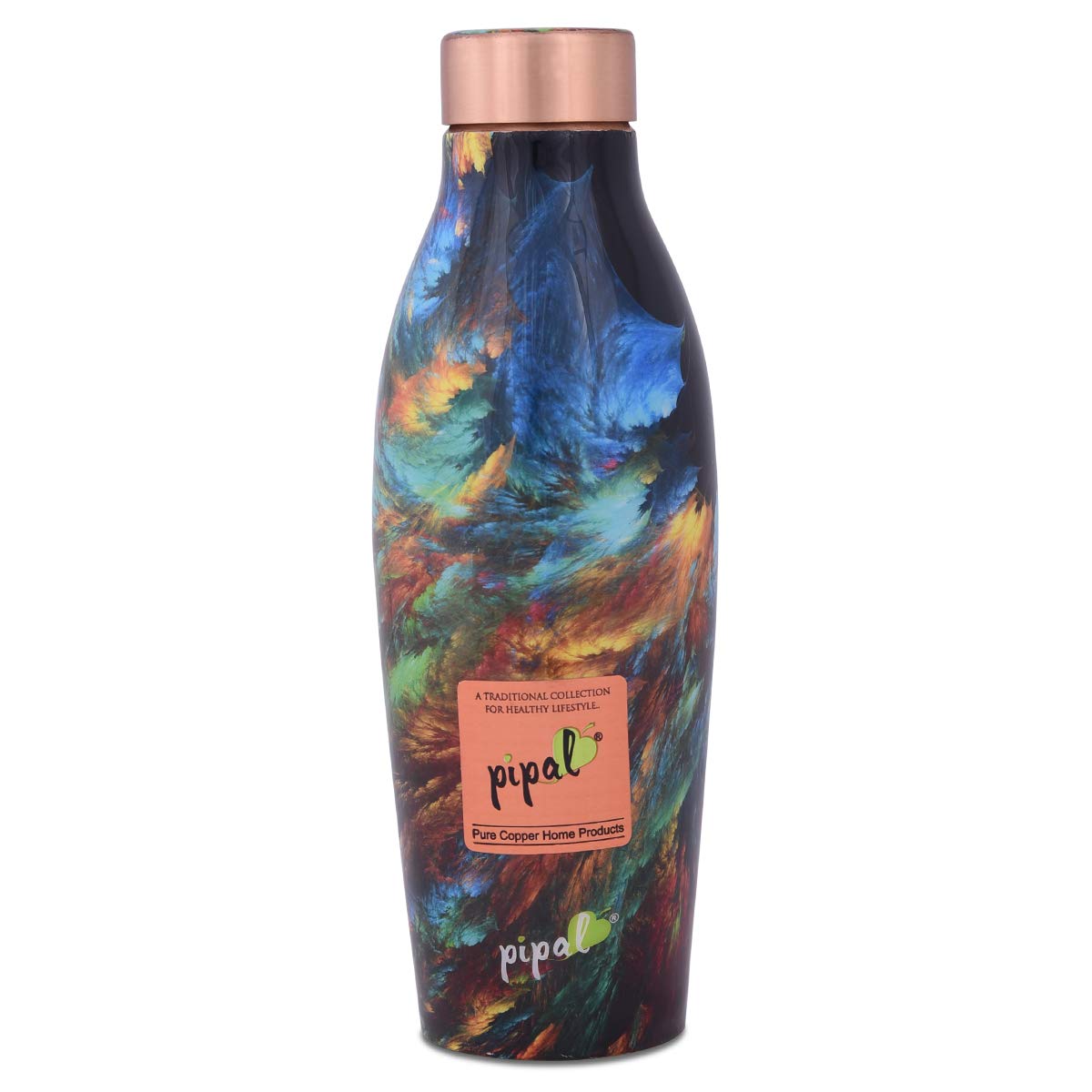 Pipal Copper Bottle Penguin Designer (850 Ml)