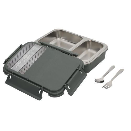 Jaypee plus Steeladam lunch box Greenish Green