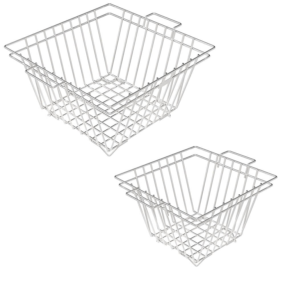 Saffron Steel Vegetable And Fruit Basket Square