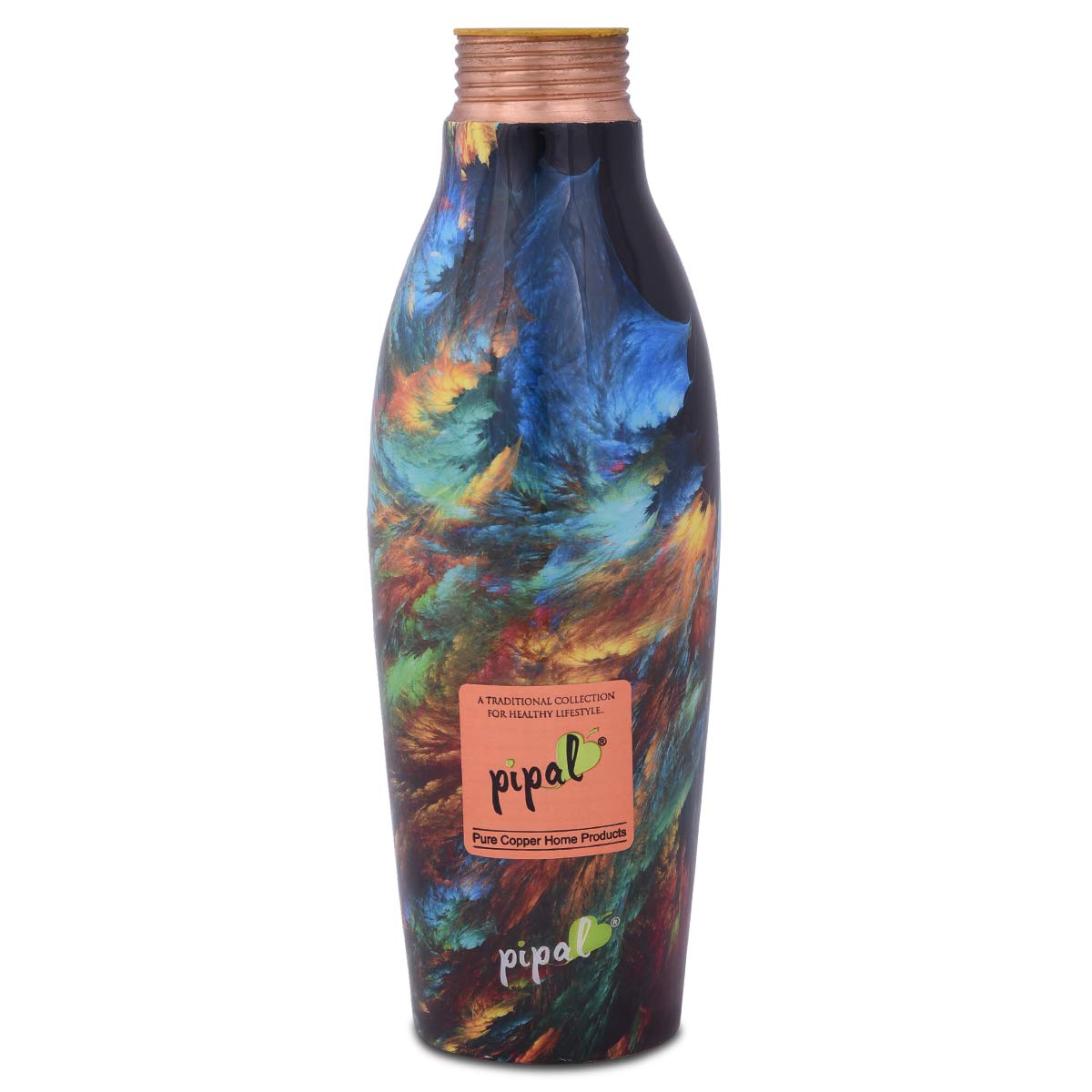 Pipal Copper Bottle Penguin Designer (850 Ml)