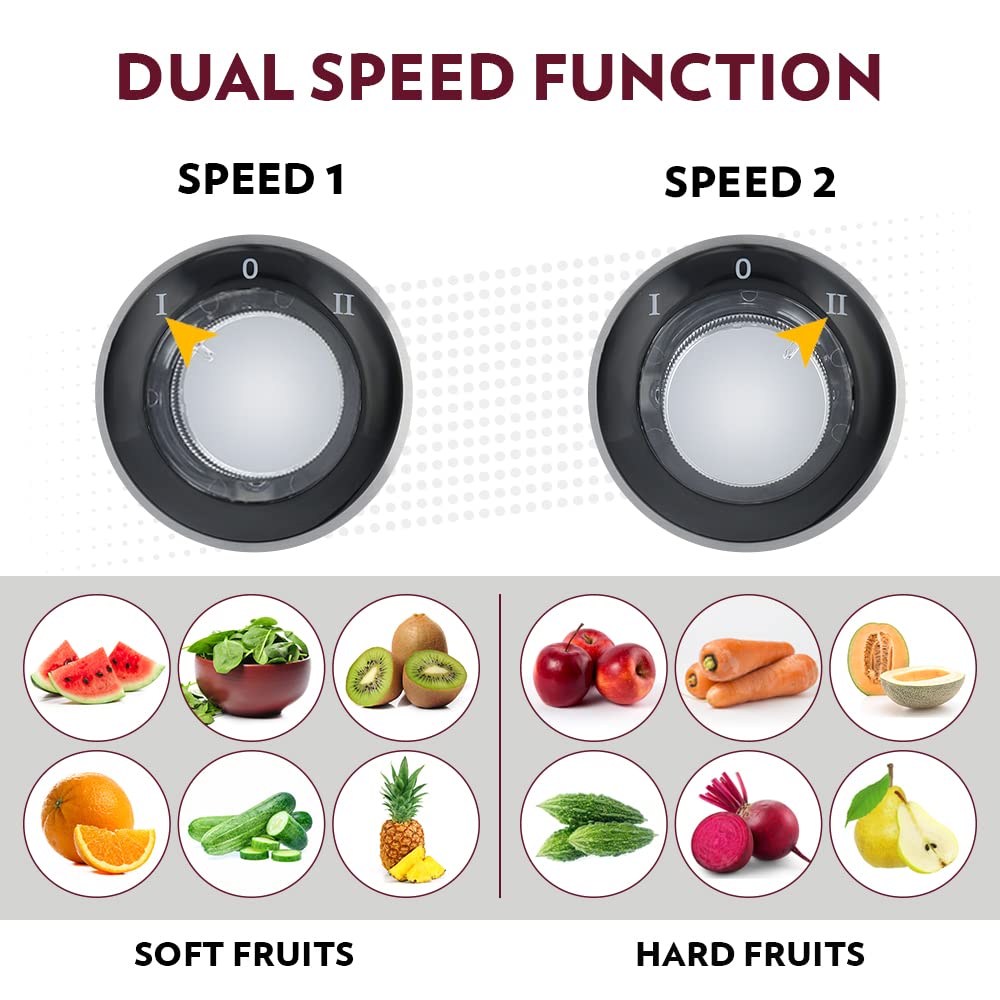 Borosil Primus Plus Juicer 800 W Centrifugal Juicer