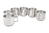 Superior Stainless Steel Double Walled Tea Cup (Set Of 6)