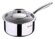 BERGNER ARGENT TRIPLY SAUCEPAN WITH LID STAINLESS STEEL 18cm, 2.2Ltr, Silver