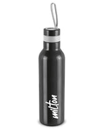 New Smarty 900 thermosteel Water Bottle 730 ml, 24 Hr Hot and Cold I Leak Proof Lid, ISI Certified I Vacuum Insulated I for Office, Gym, School | Black