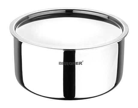 BERGNER ARGENT TRIPLY TOPE STAINLESS STEEL WITH LID 16cm, 1.6Ltr