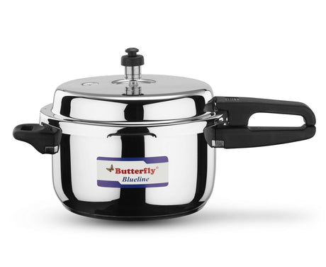 Butterfly 5 Litre Blue Line Stainless Steel Pressure Cooker