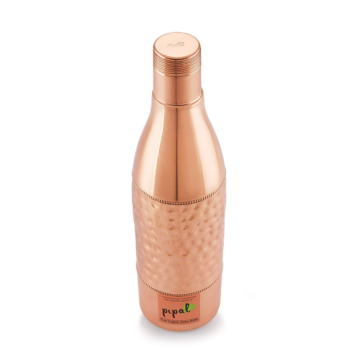 Lab certified copper water bottle