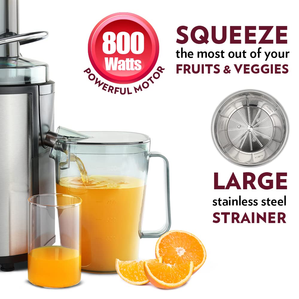 Borosil Primus Plus Juicer 800 W Centrifugal Juicer