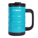 Thermosteel Java 450ml Stainless Steel Hot and Cold Vacuum Flask, Insulated Water Bottle (Blue) | PB 450-03