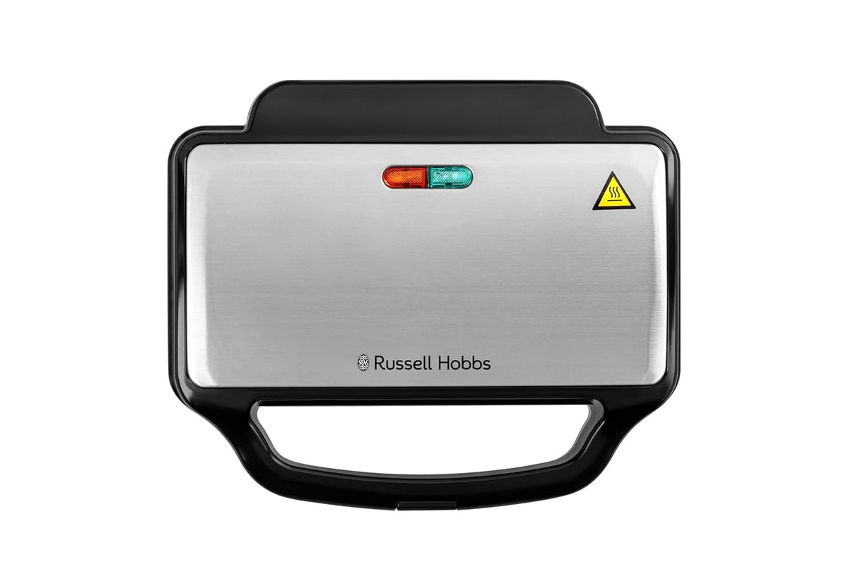 RST900GRXL 900W 2 Slice Grill Sandwich Maker | Electric Toaster Griller Large with Deep-Filled Plate | Non-Stick Coating | Cool-Touch Handle | Power Indicators