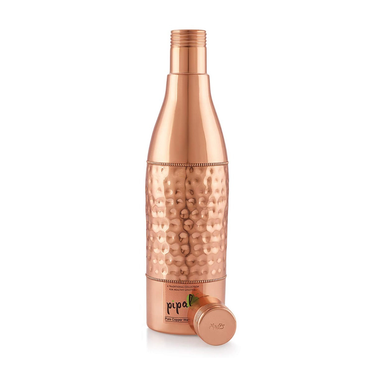 Lab certified copper water bottle