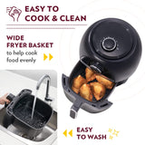 Best Air Fryer, Air Fryer for Home, Timer Selection, Adjustable Temp Control, 2.8 L Capacity