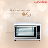 Digichef 35SS 35L Digital OTG 1800W – Oven Toaster Griller with 59 Auto Cook Menus, Convection & Rotisserie (Silver)